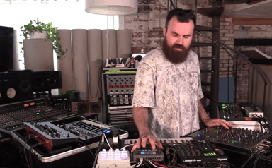 Photo of set Aidan Kennedy.