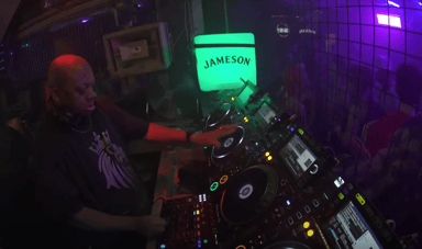 Photo of set Devious D & Ras Stirling.