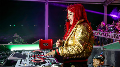 Photo of set DJ Meury.