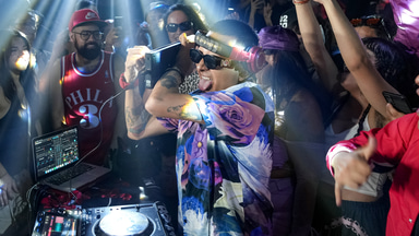 Photo of set DJ Sueño.