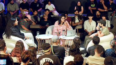 Photo of set In Conversation With: Karan Kanchan & Ankur Téwari.
