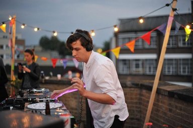 Photo of set Jamie xx & Gyptian.