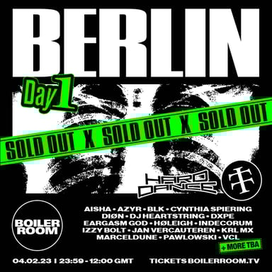 Flyer for event Boiler Room Berlin: Teletech.