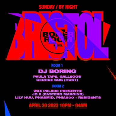 Flyer for event Bristol: By Night | Sunday.