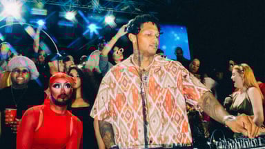 Photo of set DJ Gabriel B.
