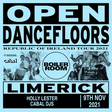 Flyer for event Open Dancefloors Ireland: Limerick.