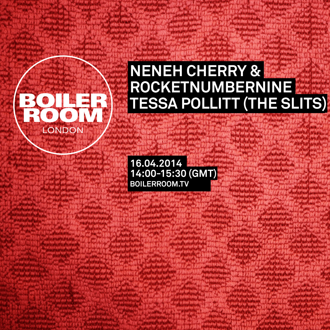 Flyer for event London: Neneh Cherry & Rocketnumbernine.