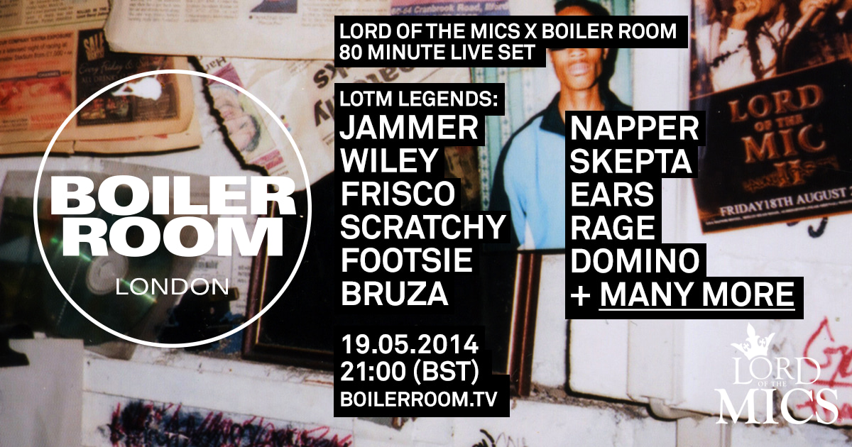Flyer for event London: Lord of the Mics .