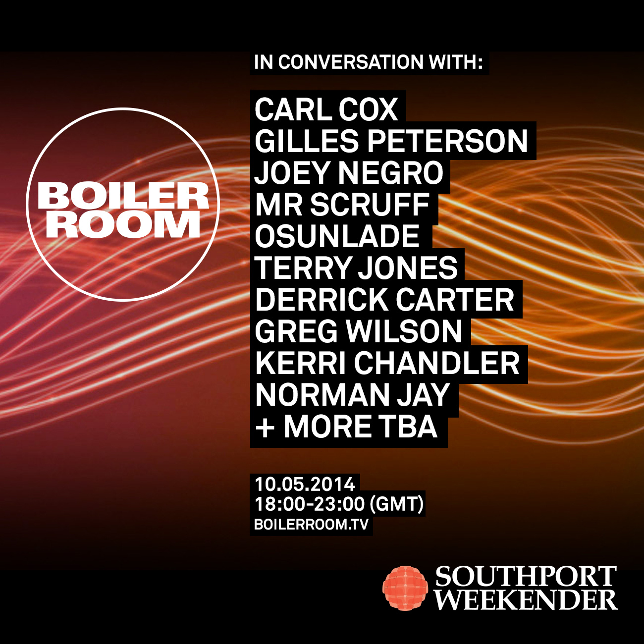 Flyer for event Southport Weekender.