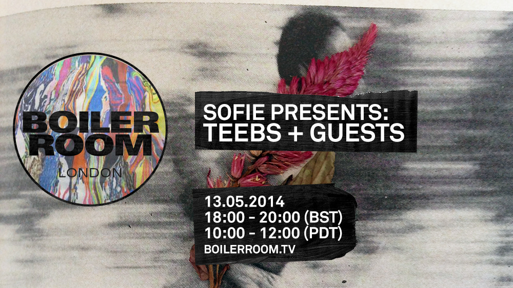 Flyer for event Sofie presents: Teebs.