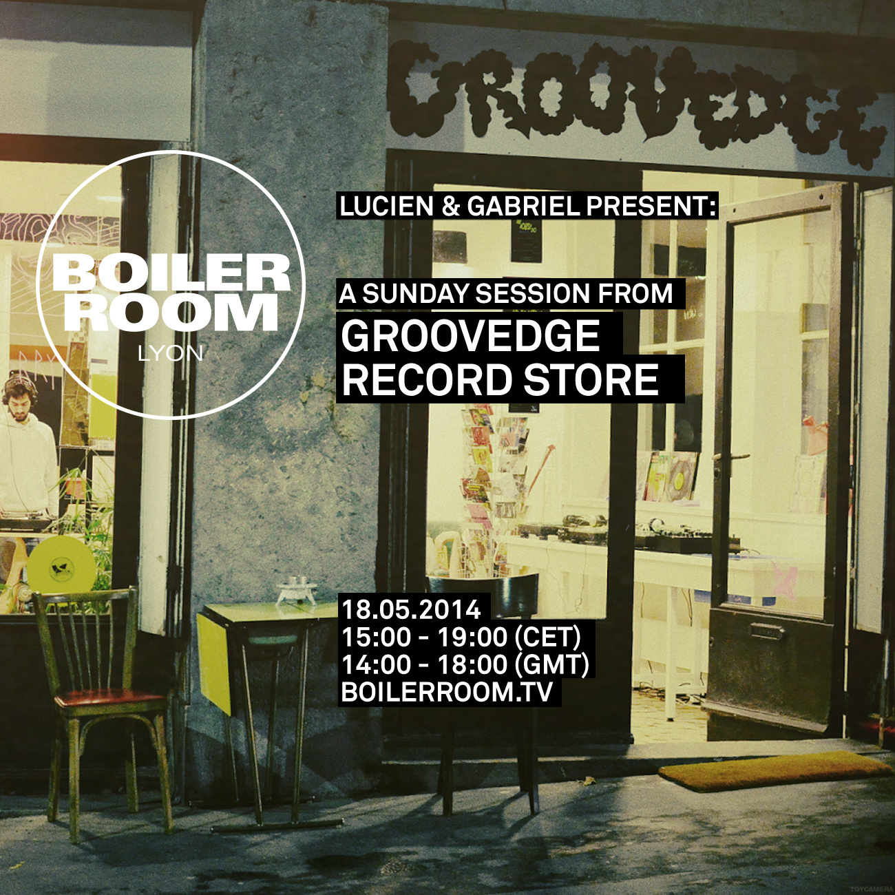 Flyer for event Boiler Room Lyon .