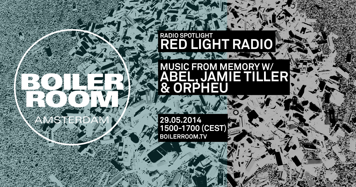 Flyer for event Radio Spotlight: Redlight Radio / Music From Memory .