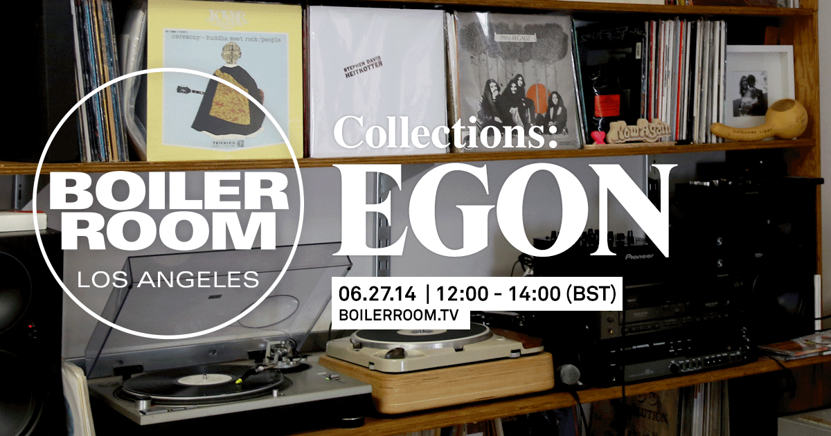 Flyer for event Collections: Egon.