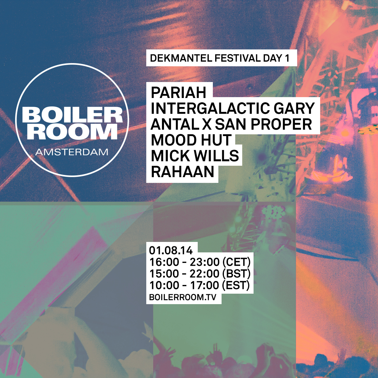 Flyer for event Dekmantel Festival: Day One.