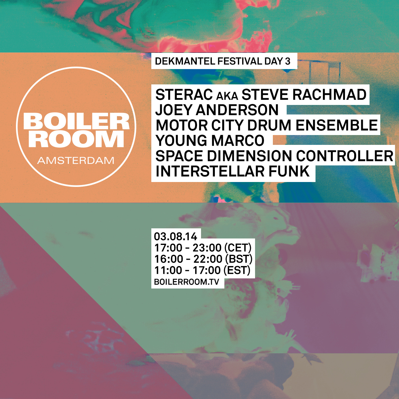 Flyer for event Dekmantel Festival: Day Three.