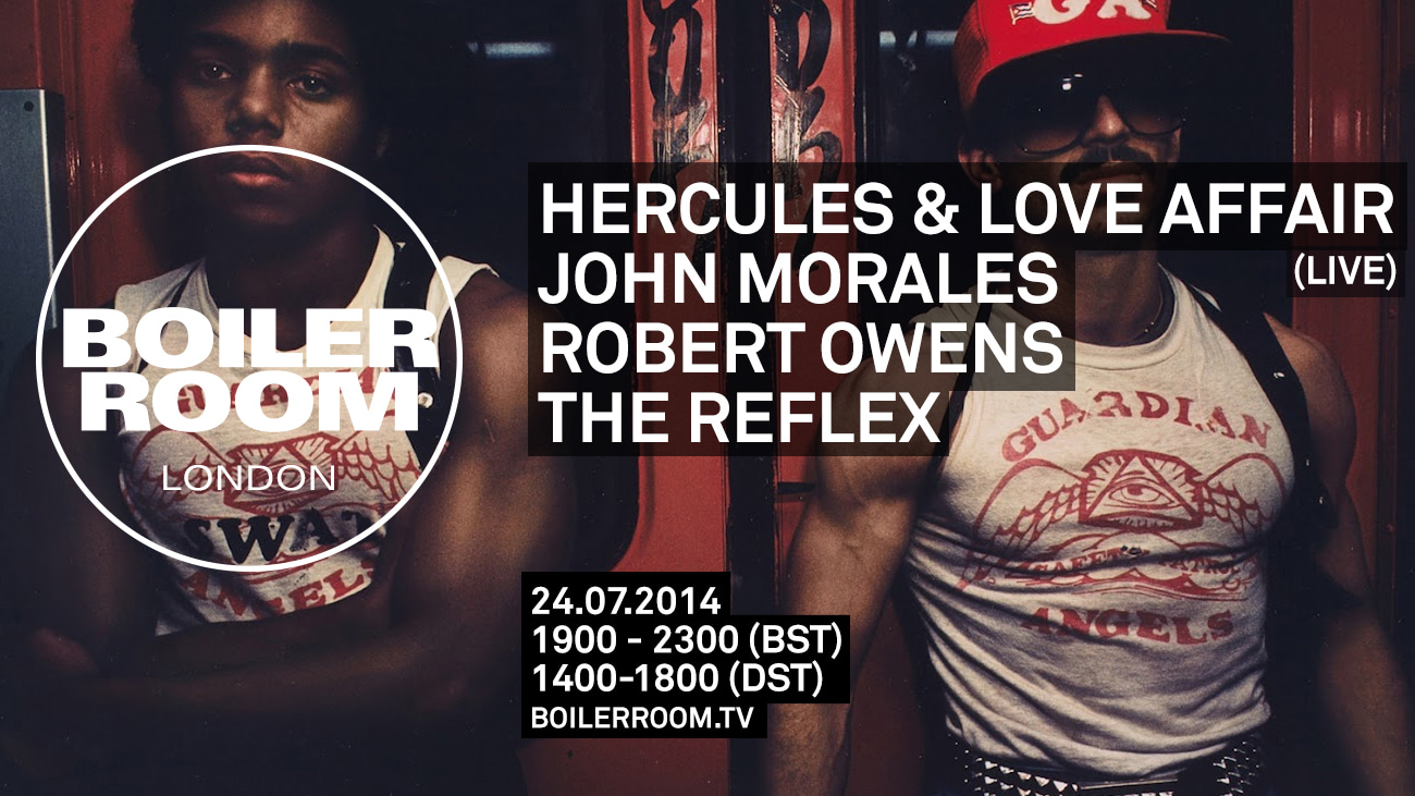 Flyer for event London: Hercules & Love Affair, John Morales, Robert Owens, The Reflex.