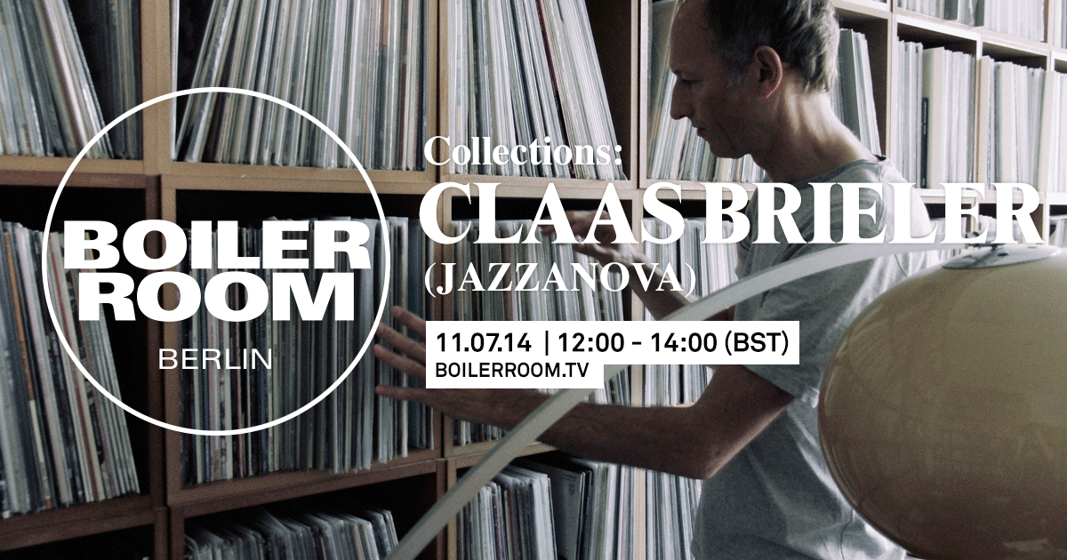 Flyer for event Collections: Claas Brieler (Jazzanova).