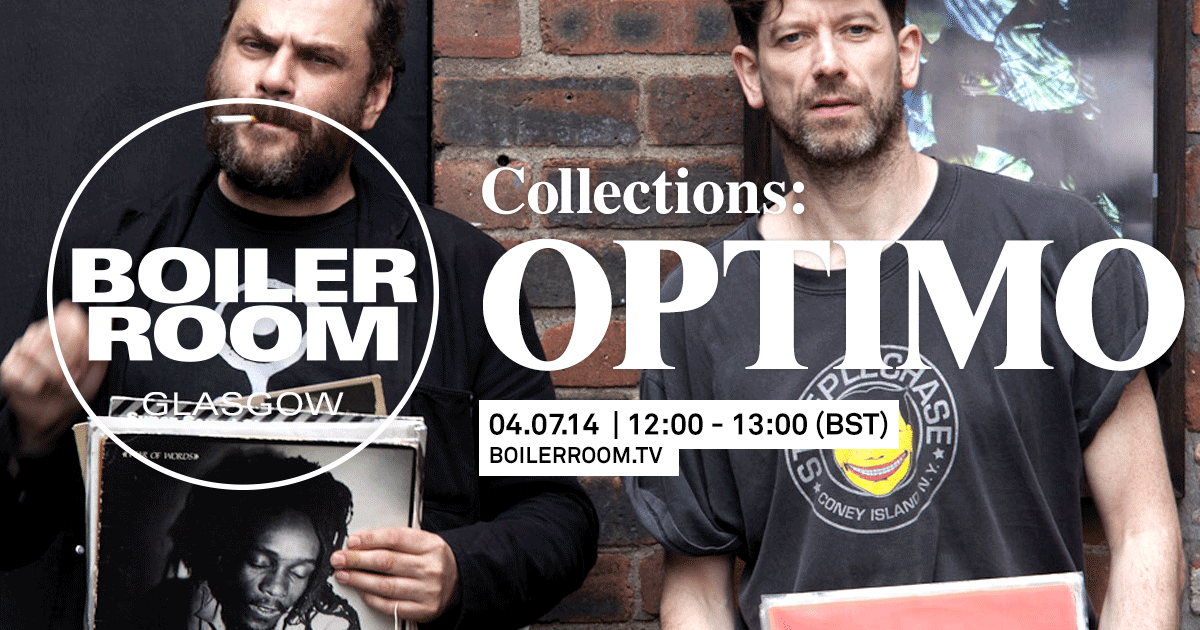 Flyer for event Collections: Optimo .