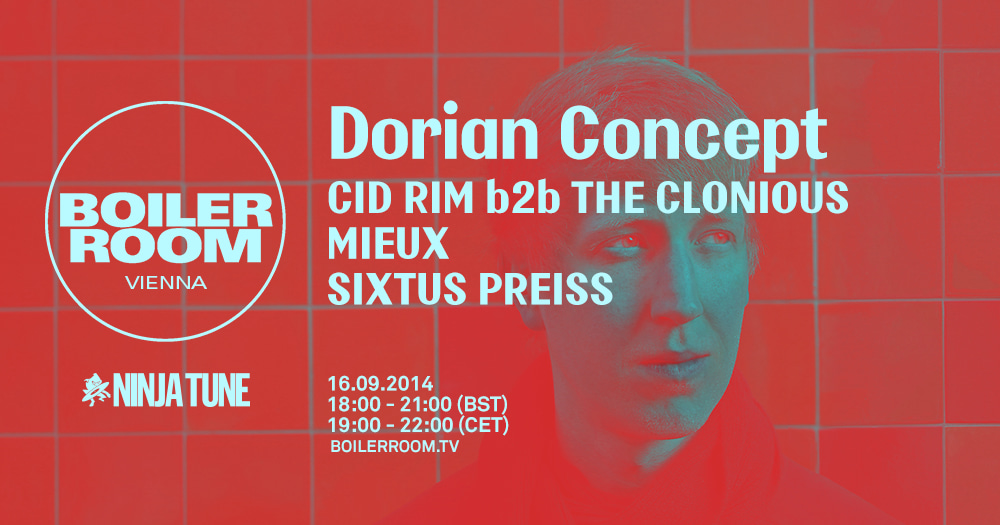 Flyer for event Dorian Concept & Friends.