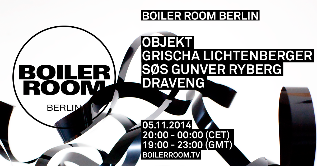 Flyer for event Berlin: Objekt & Friends.