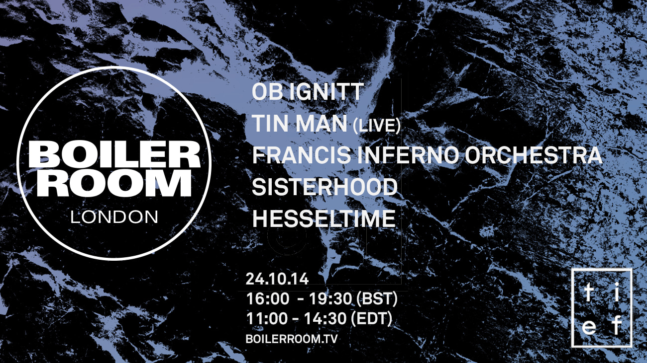 Flyer for event Boiler Room x Tief.