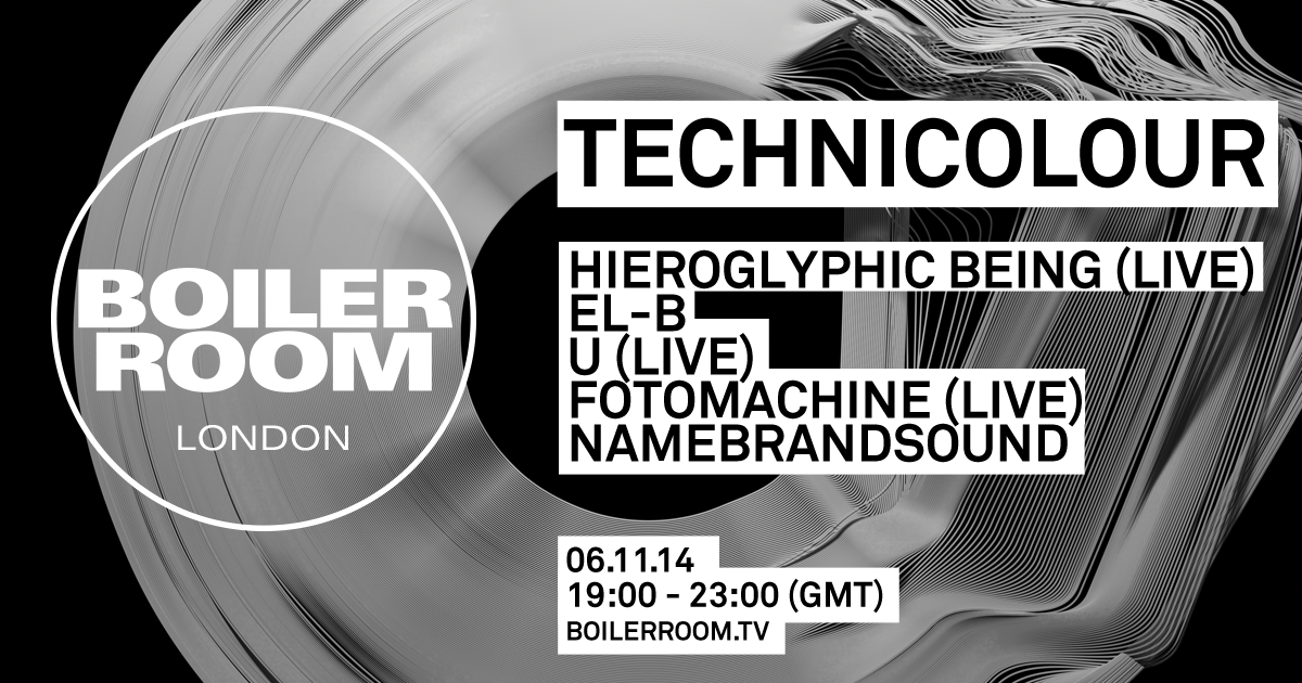 Flyer for event Technicolour .