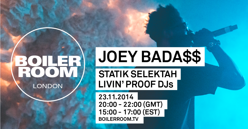 Flyer for event London: Joey Bada$$ .