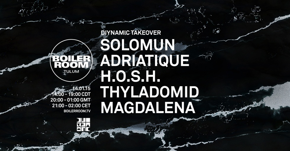 Flyer for event Tulum: Diynamic Takeover.