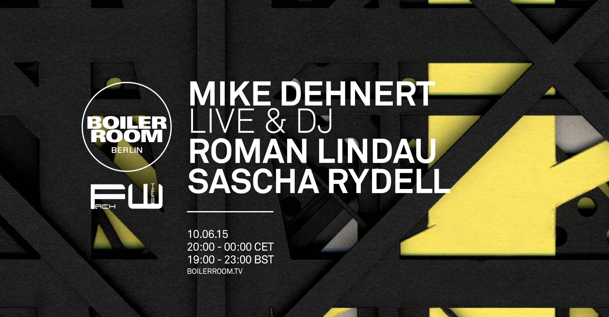 Flyer for event Berlin: Fachwerk Records.