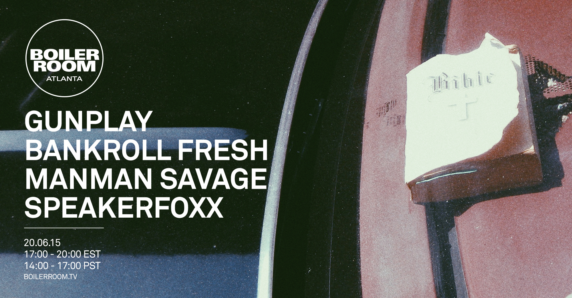 Flyer for event Atlanta: Gunplay, Bankroll Fresh, Manman Savage & Speakerfoxx.