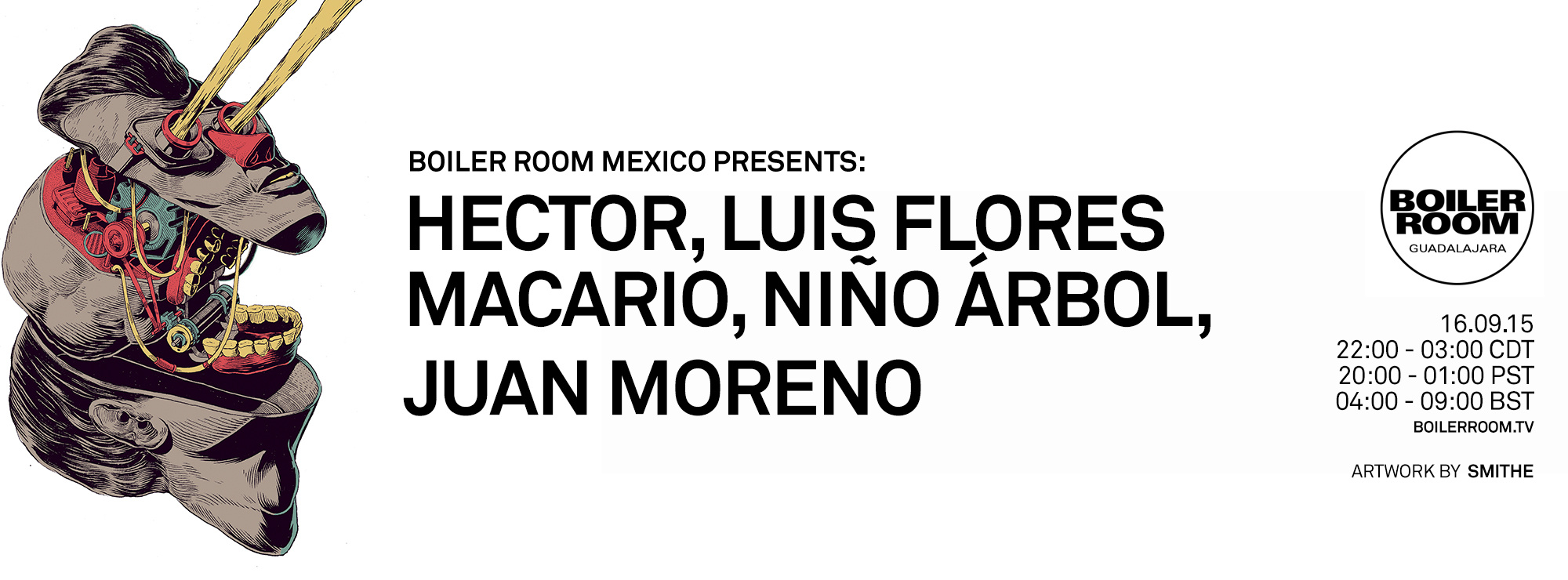 Flyer for event Guadalajara: Uncover Sessions.