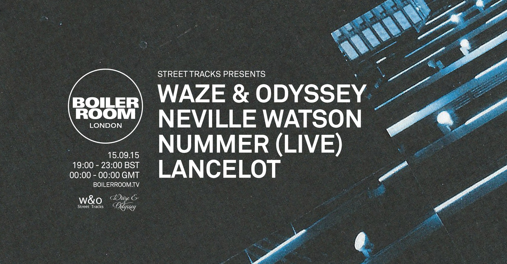 Flyer for event London: Street Tracks presents Waze & Odyssey.