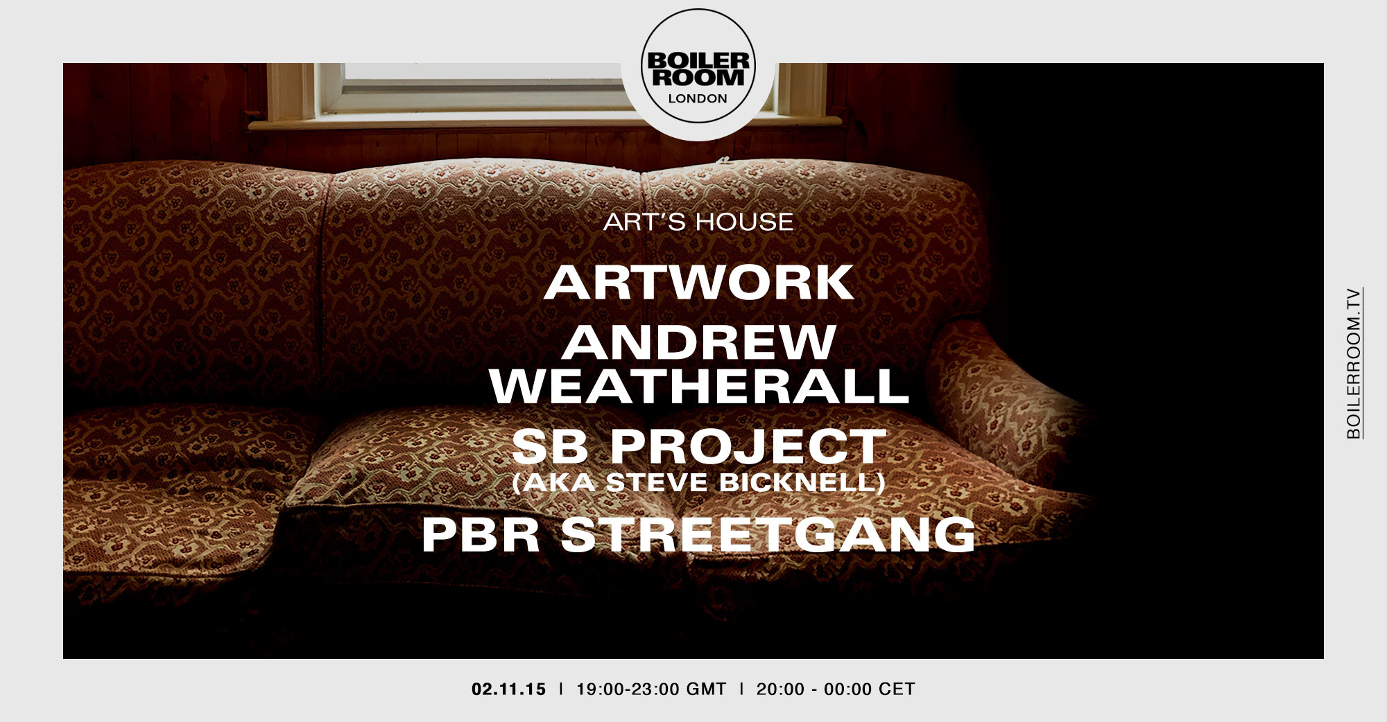 Flyer for event Art's House.