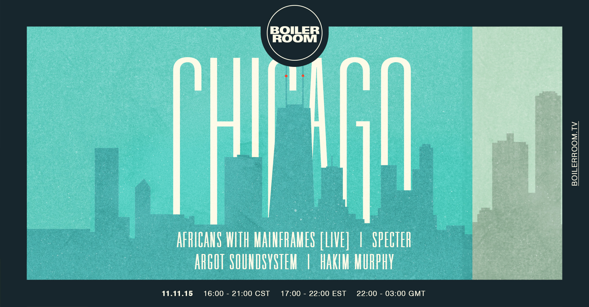 Flyer for event Chicago vs Detroit #2.