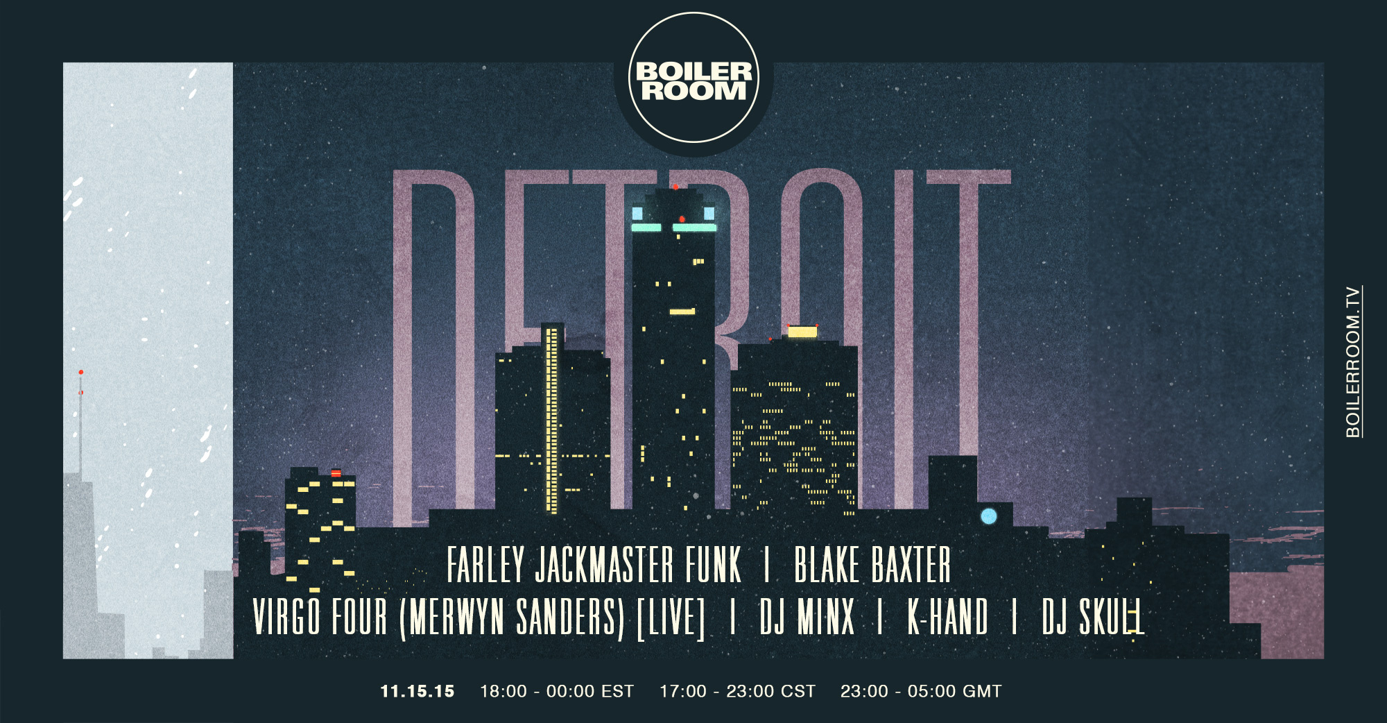 Flyer for event Chicago vs Detroit #4.