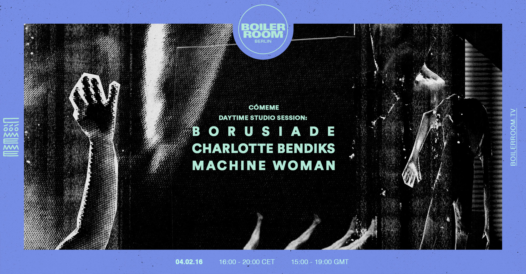 Flyer for event Berlin: Cómeme Family and Friends - Daytime Studio Session.