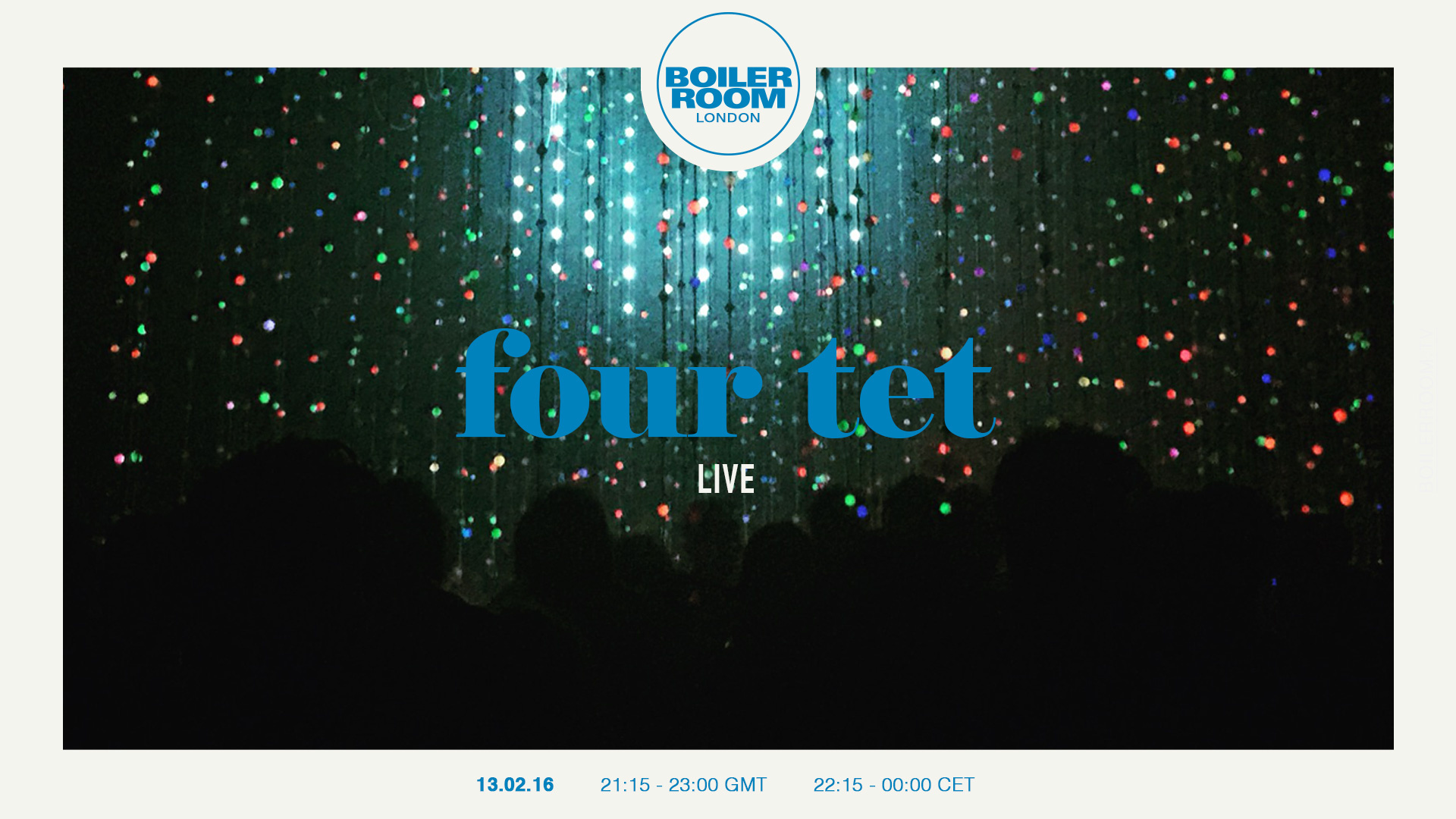 Flyer for event Four Tet LIVE.