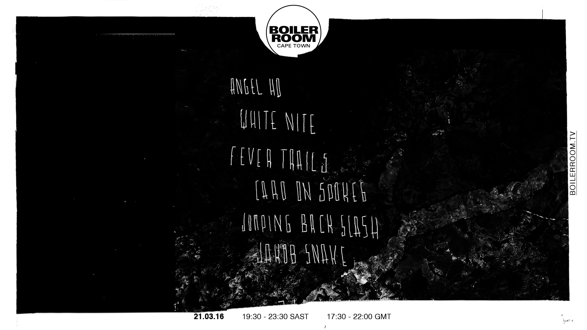 Flyer for event #CAPETOWN ALLSTARS.