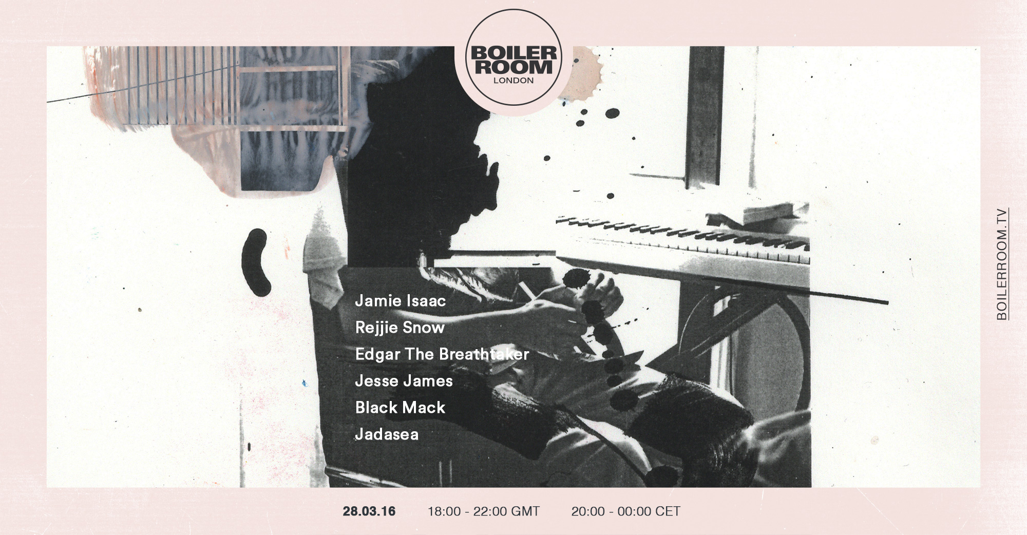 Flyer for event Jamie Isaac, Reijjie Snow, Edgar The Breathtaker, Jesse James, Black Mack, Jadasea.