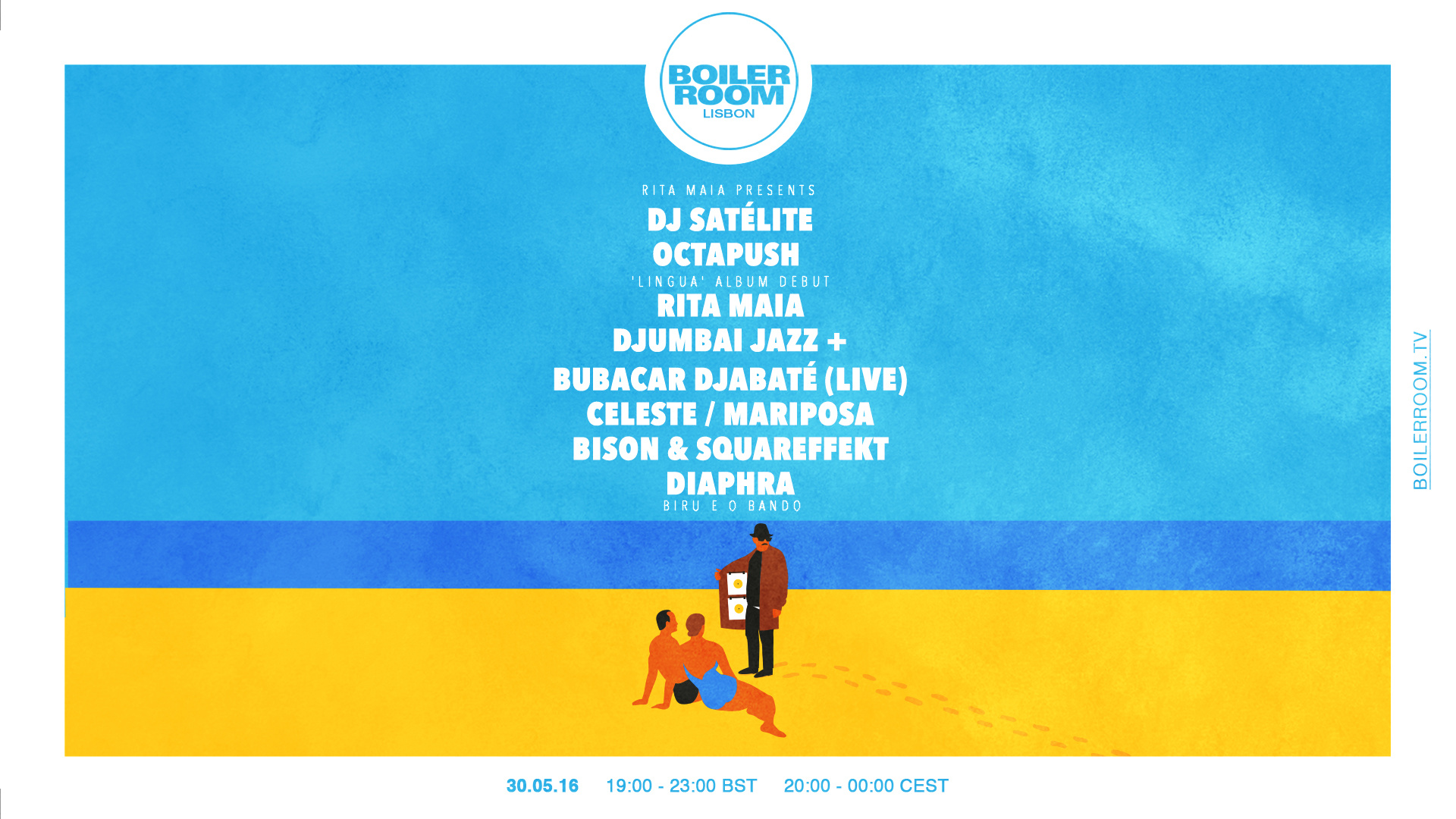 Flyer for event Lisbon: Rita Maia Presents.