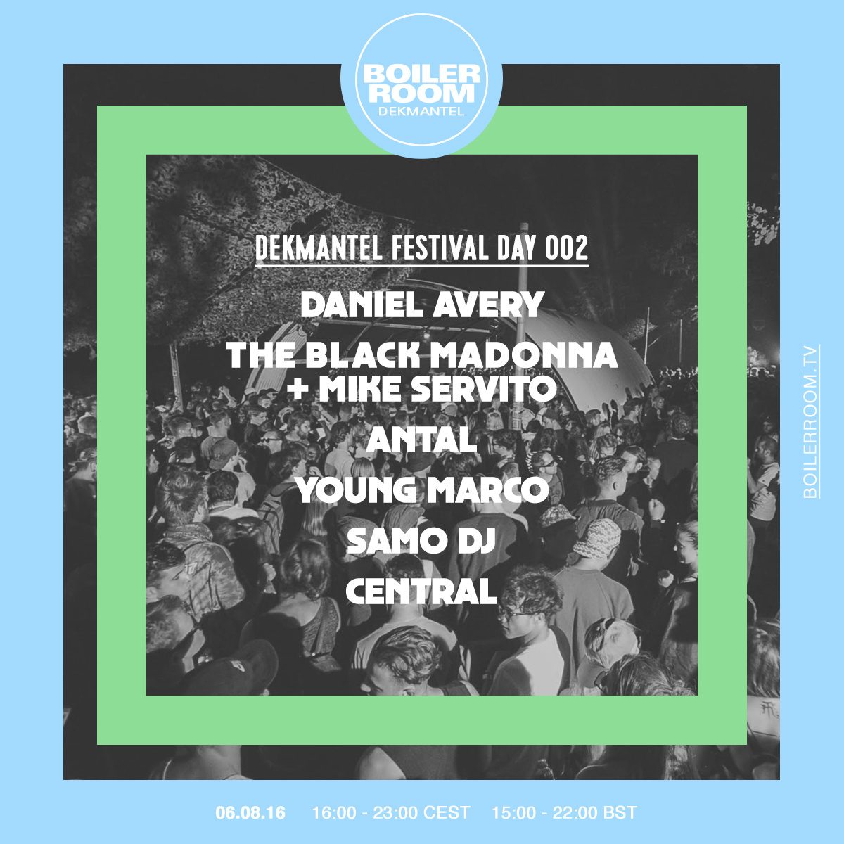 Flyer for event Dekmantel Day 002.