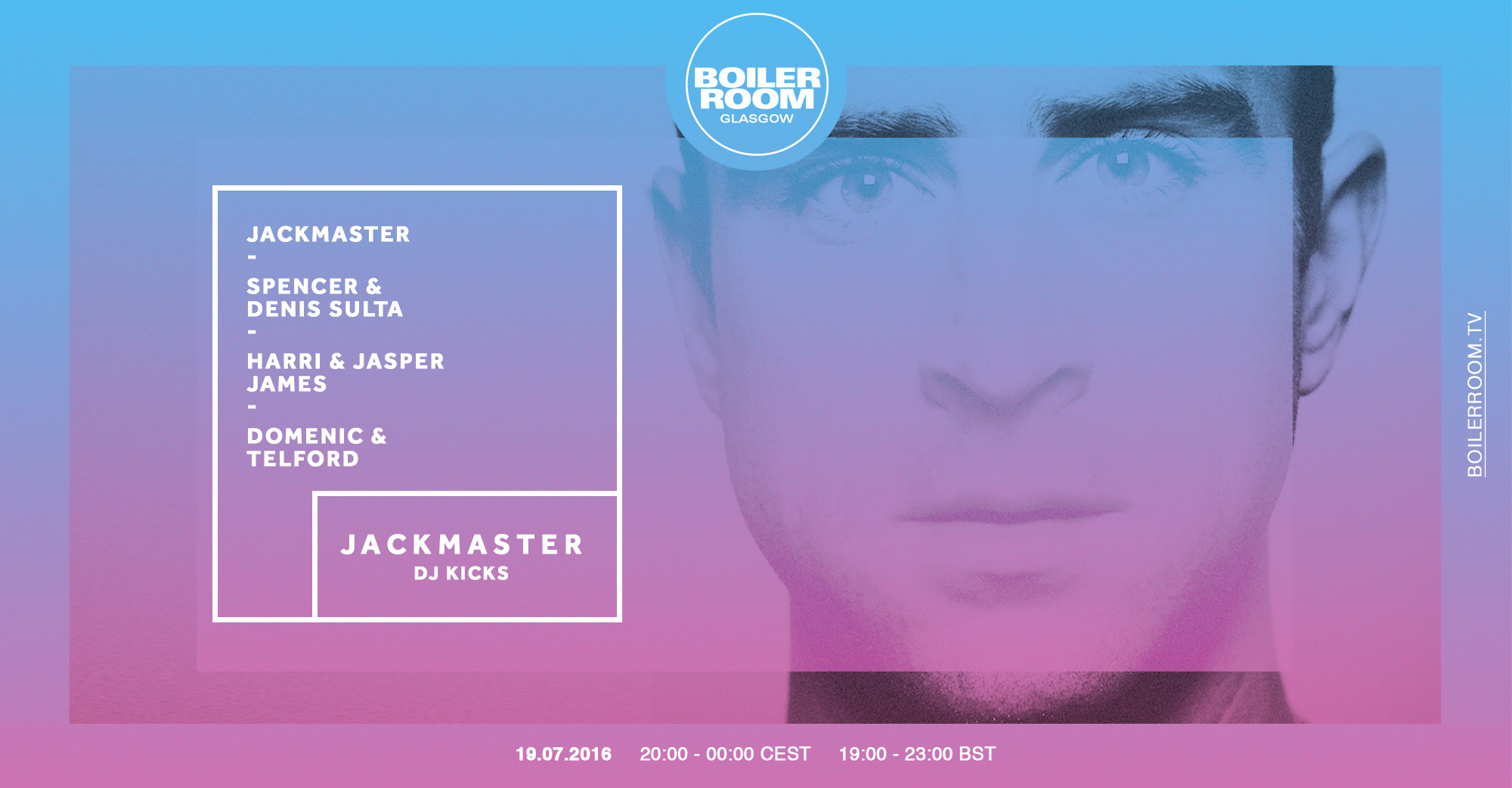 Flyer for event Jackmaster: DJ Kicks.