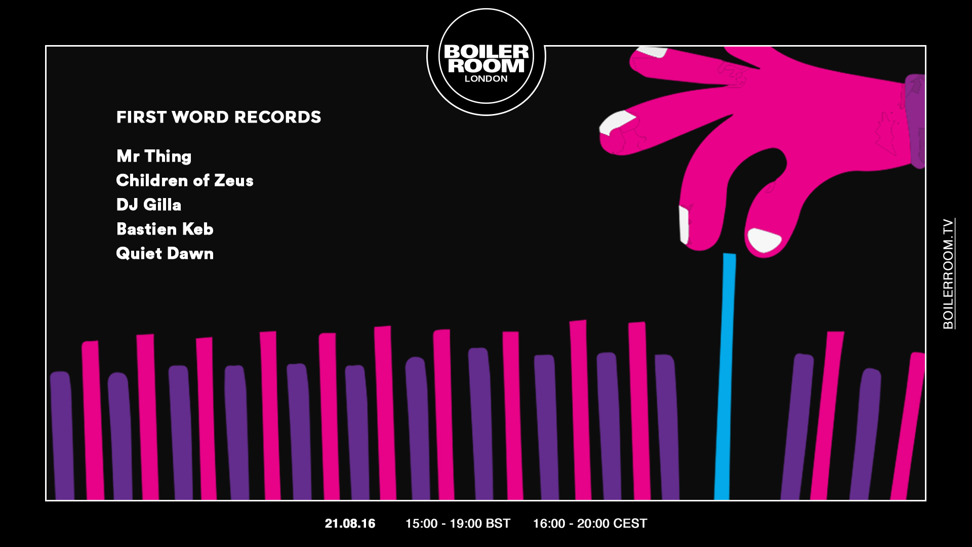 Flyer for event London: First Word Records.
