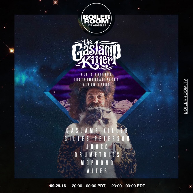 Flyer for event Gaslamp Killer.