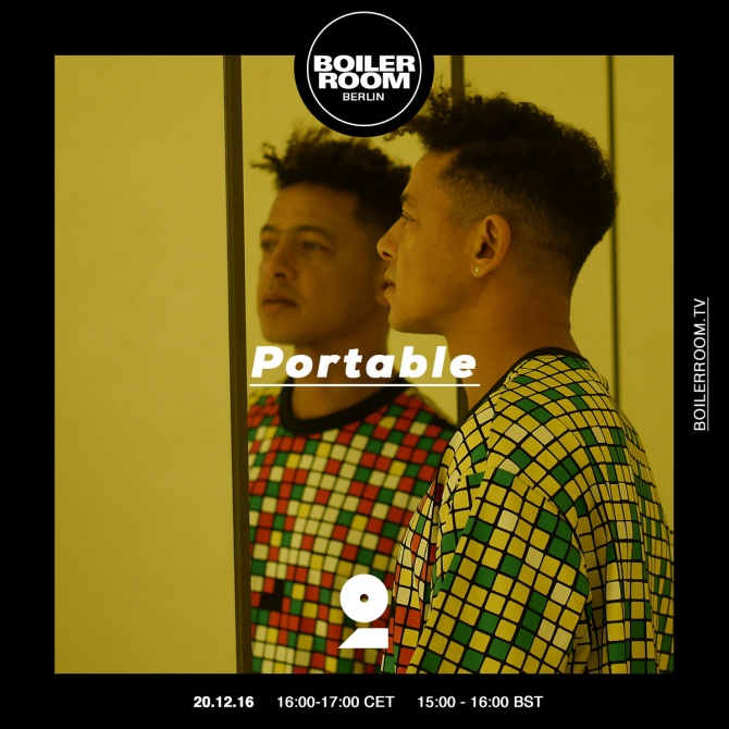 Flyer for event Portable.