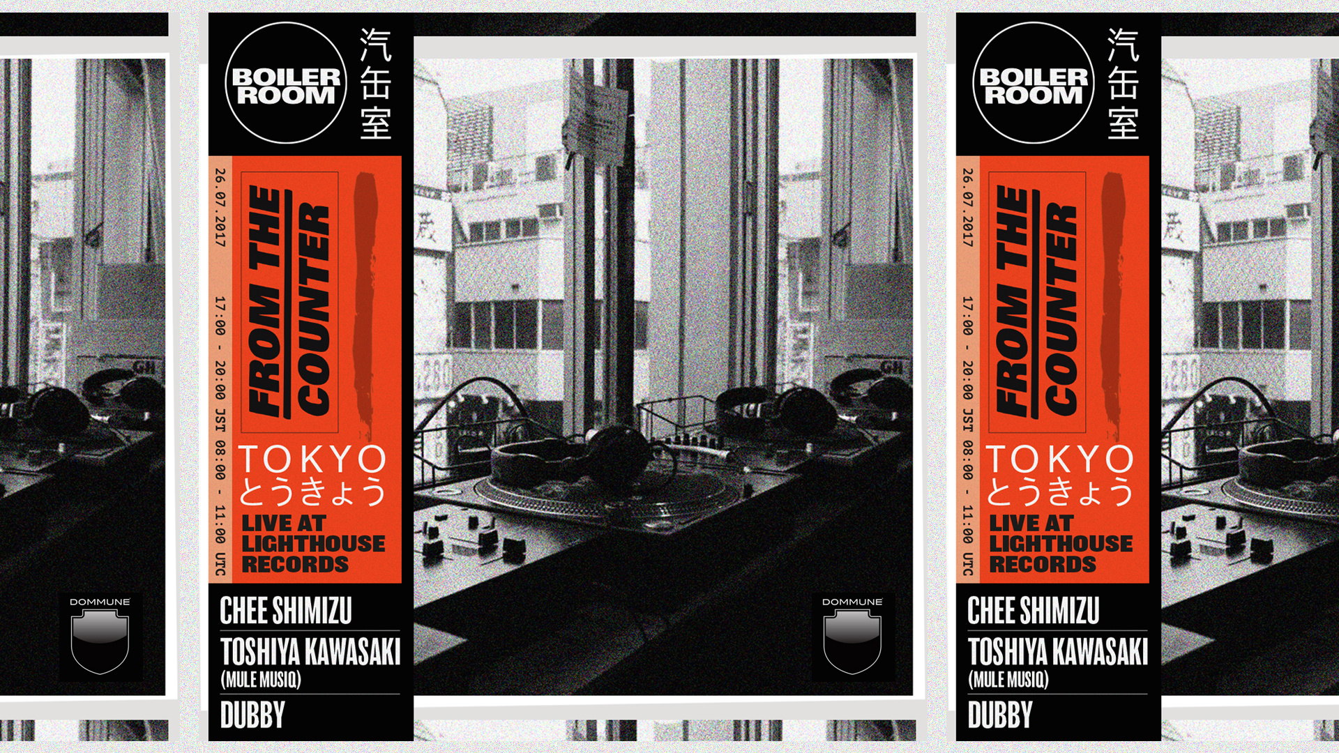 Flyer for event From The Counter: Tokyo.