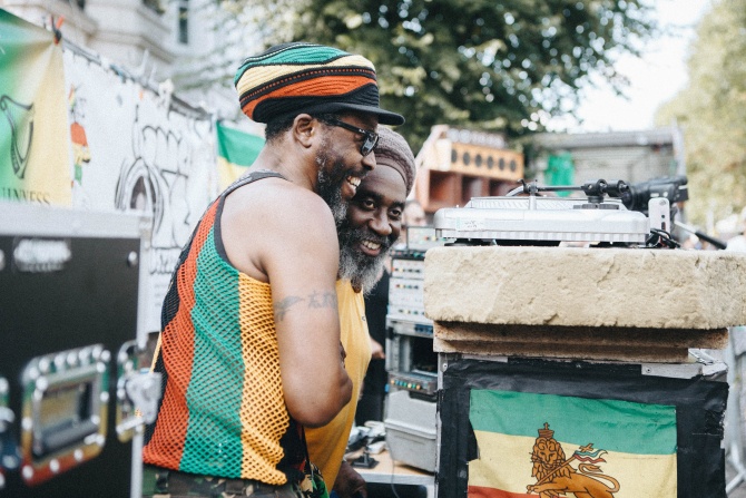 Photo of set Channel One.