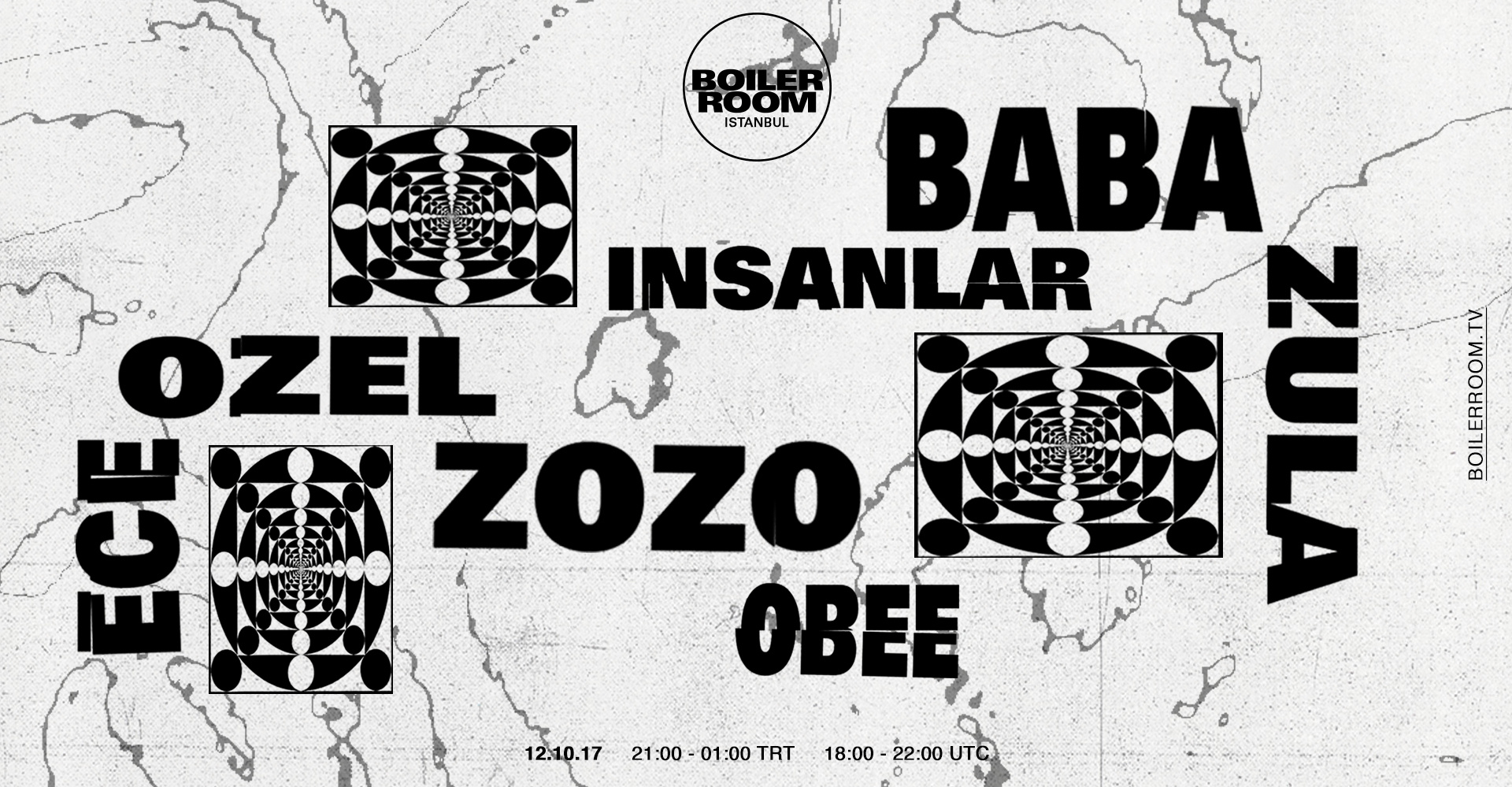 Flyer for event Istanbul: BaBa ZuLa, Insanlar, Ece Ozel, Zozo, O.BEE.