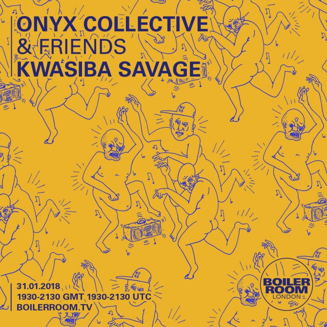 Flyer for event Onyx Collective & Friends.