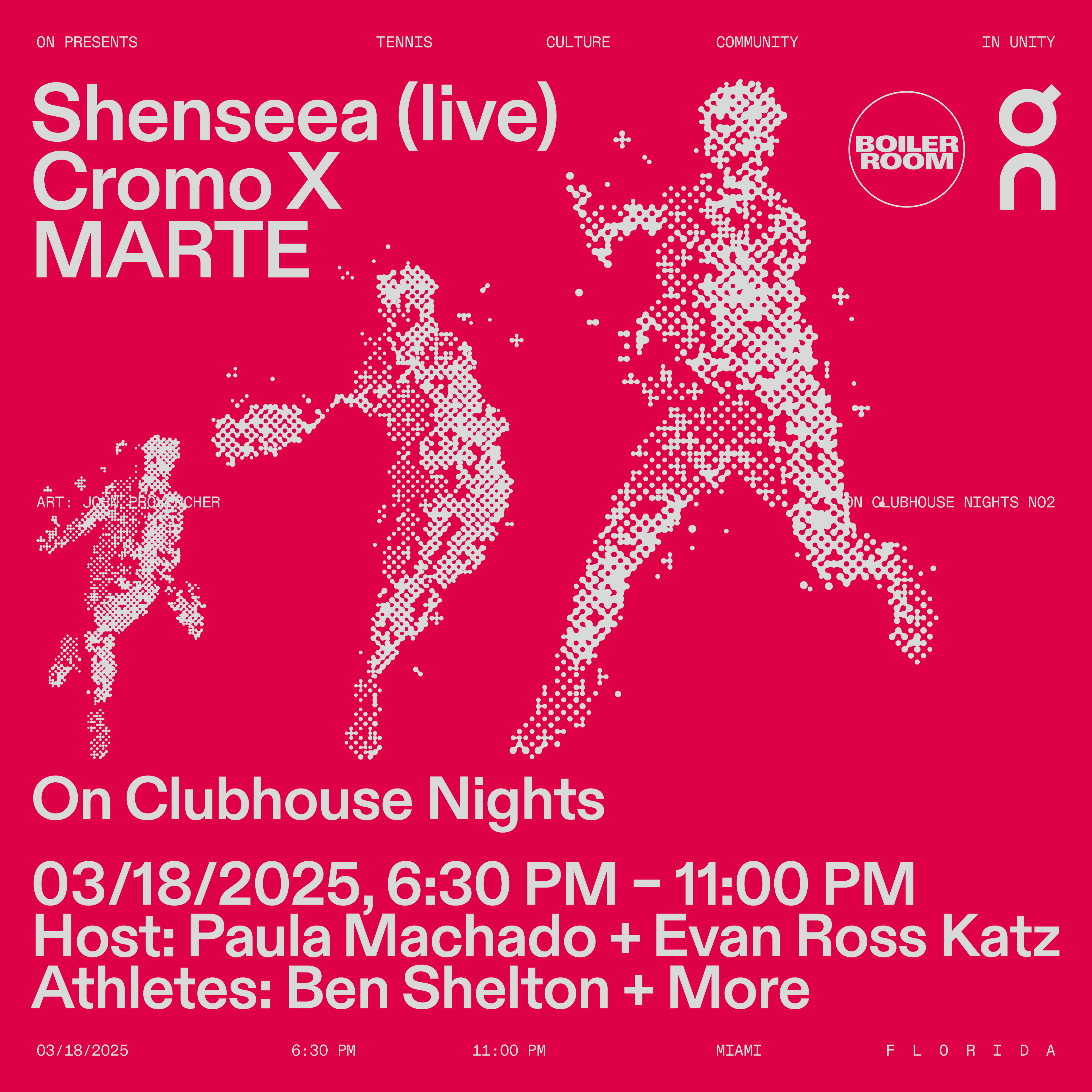 Flyer for event Boiler Room x On: Miami.